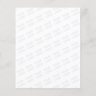 Your Logo Automatically Lightened & Repeating Flyer