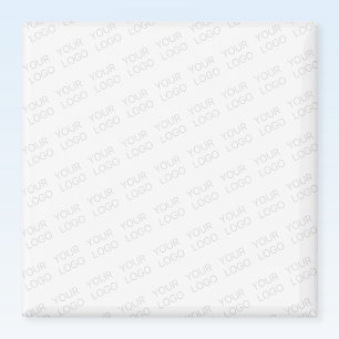 Your Logo Automatically Lightened & Repeating Magnet