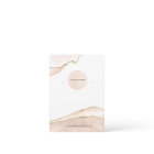 Your Logo Blush & Gold Vertical Large