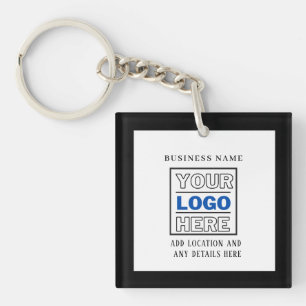 Your Logo Brand   Business Company Key Ring