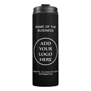 Your Logo Business Company Corporate Professional Thermal Tumbler