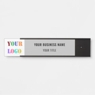 Your Logo Business Door Sign - Custom Colours