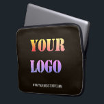 Your Logo Business Laptop Sleeve - Choose Colours<br><div class="desc">Custom Logo and Text Promotional Business Personalised Laptop Sleeve - Add Your Logo / Image and Text / Information - Resize and move elements with Customisation tool. Choose / add your favourite background and text colours / font / size ! ( Select your logo colour with filter for colours )...</div>