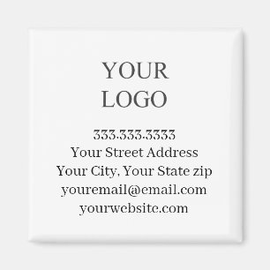 Your Logo Business Magnet