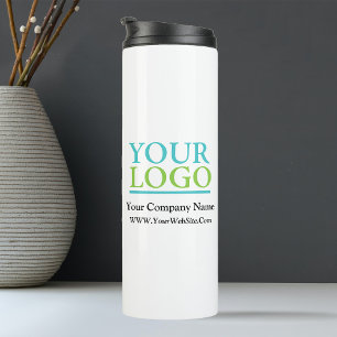 Your Logo, Business Name Promo, Message Thermal Tumbler