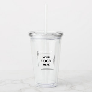 Your Logo   Business Professional Corporate Swag Acrylic Tumbler