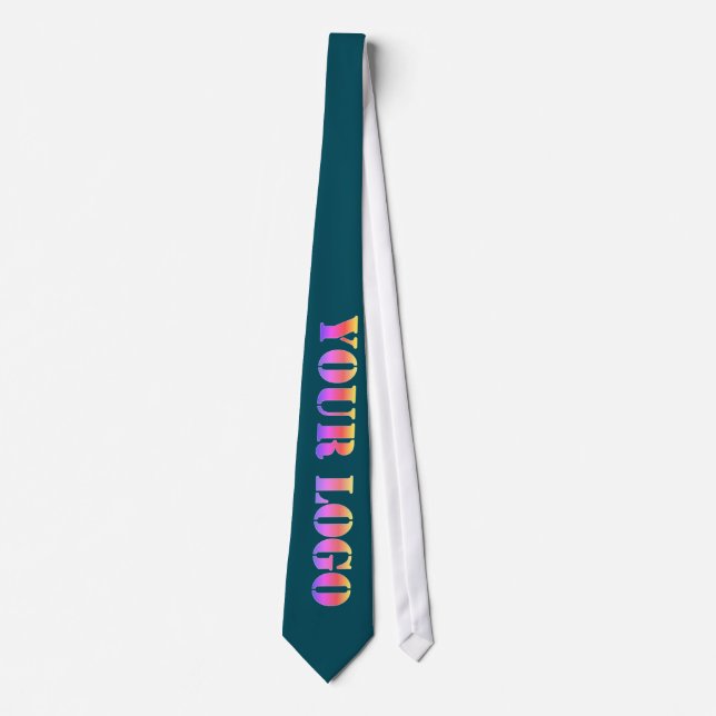 Your Logo Business Promotional Personalised Tie (Front)