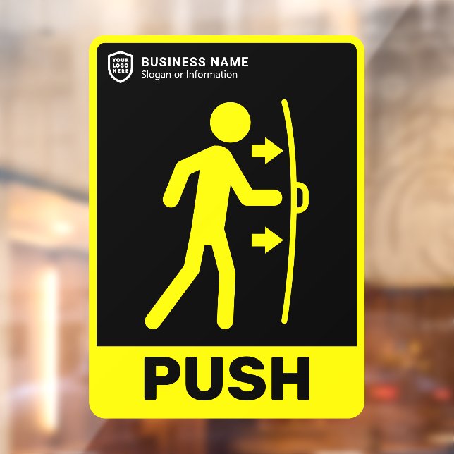 Your Logo Business | Push To Open Door (Sheet 2)