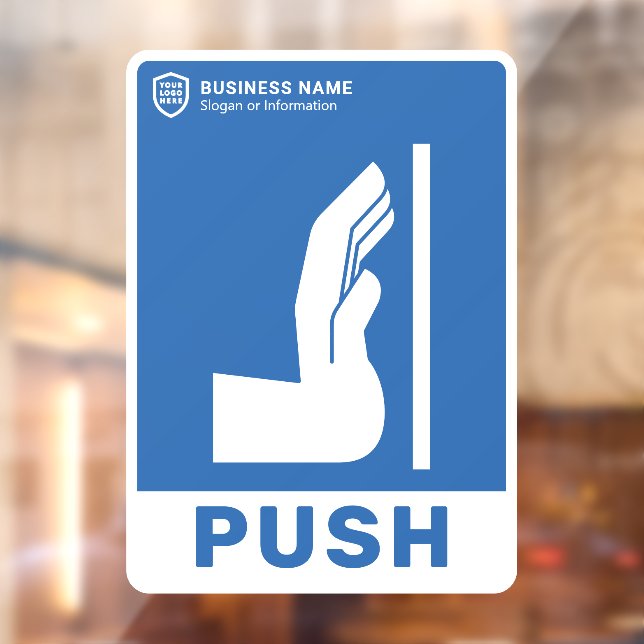 Your Logo Business | Push To Open Door (Sheet 2)