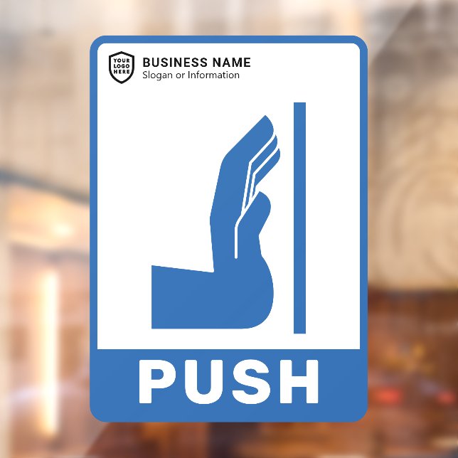 Your Logo Business | Push To Open Door (Sheet 2)