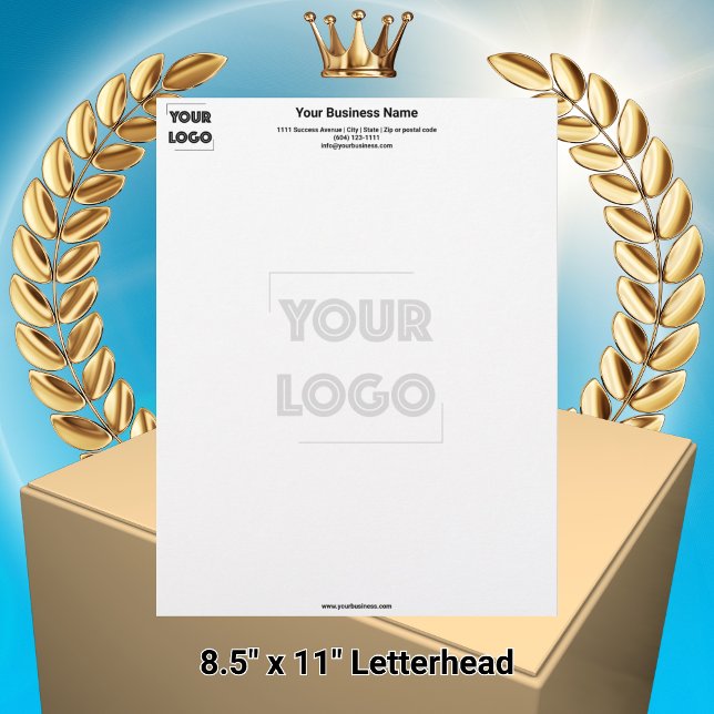 Your Logo Custom Business Marketing Custom Letterhead (Creator Uploaded)