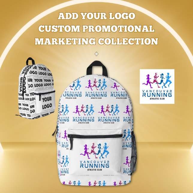 Your Logo Custom Business Marketing Printed Backpack (Creator Uploaded)