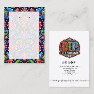 YOUR LOGO custom pattern Display Card