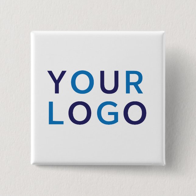 Your Logo Custom Promotional Business 15 Cm Square Badge (Front)