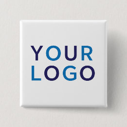 Your Logo Custom Promotional Business 15 Cm Square Badge