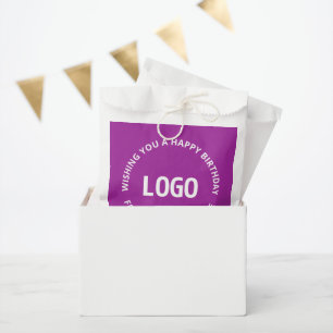 Your Logo & Custom Text   Happy Birthday From… Favour Bag