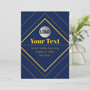 Your Logo & Customisable Design Template