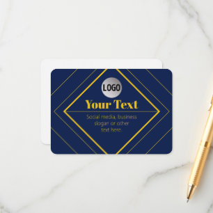 Your Logo & Customisable Design Template