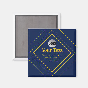 Your Logo & Customisable Design Template Magnet