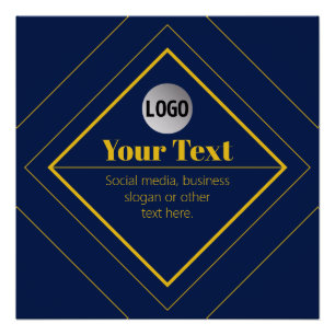 Your Logo & Customisable Design Template Poster