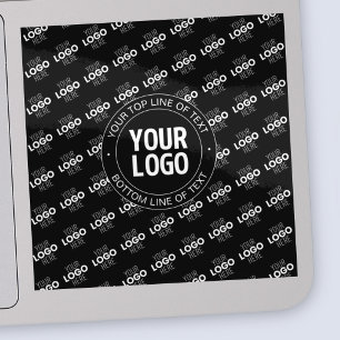 Your Logo & Customisable Text with Logo Pattern
