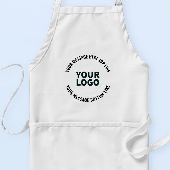 Your Logo Design or Image | Bold Editable Text Standard Apron (Creator Uploaded)