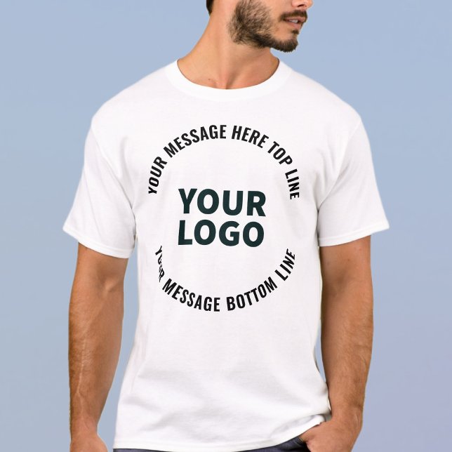 Your Logo Design or Image | Bold Editable Text T-Shirt (Creator Uploaded)