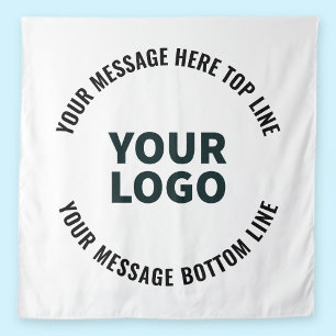 Your Logo Design or Image   Bold Editable Text Tapestry