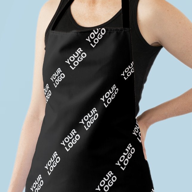 Your Logo, Design or Photo Tiled Diagonally  Apron (Creator Uploaded)