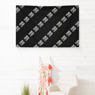 Your Logo, Design or Photo Tiled Diagonally Banner