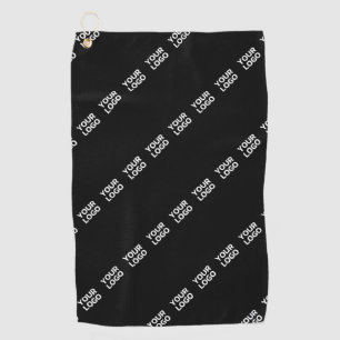 Your Logo, Design or Photo Tiled Diagonally Golf Towel