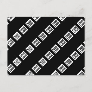 Your Logo, Design or Photo Tiled Diagonally  Postcard