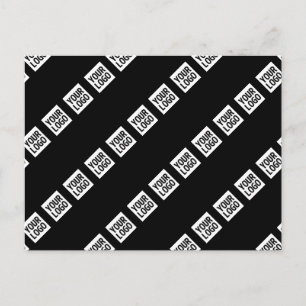 Your Logo, Design or Photo Tiled Diagonally Postcard