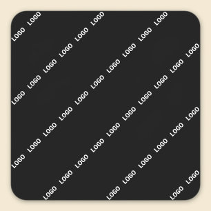 Your Logo, Design or Photo Tiled Diagonally Square Sticker