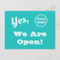Your Logo Direct Mail We Are Open Advertising