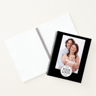 Your Logo - Dot - Background WHITE Notebook
