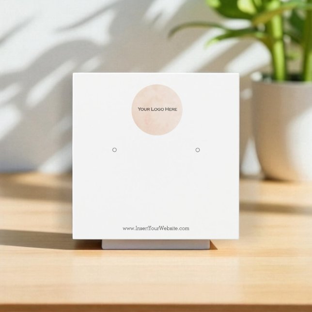 Your Logo Earring Display Card (Creator Uploaded)