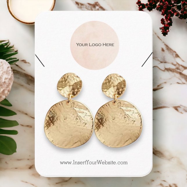 Your Logo Earring & Necklace Combo Display Card (Creator Uploaded)