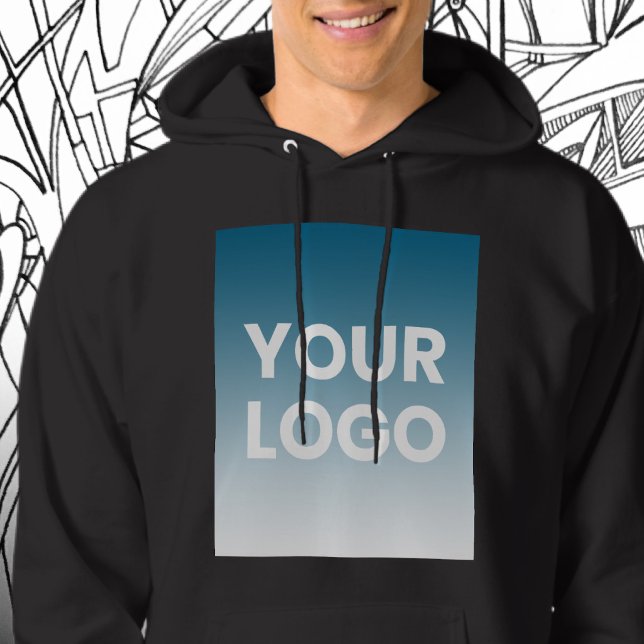 Your Logo & Editable Background Colour Gradient  Hoodie (Creator Uploaded)