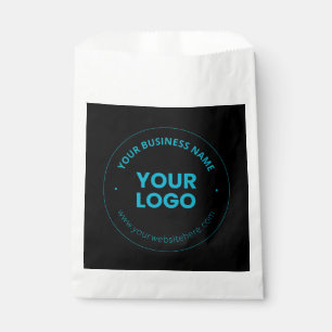 Your Logo Editable Business Name & Website Favour Bag