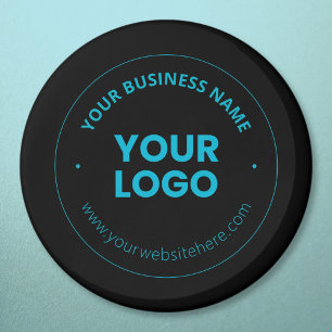 Your Logo Editable Business Name & Website Magnet