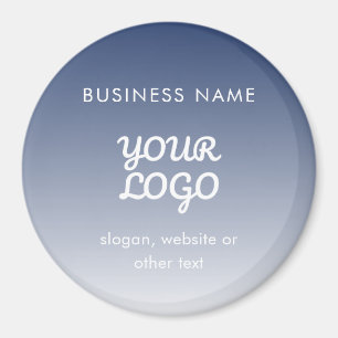 Your Logo Editable Gradient Colour Magnet