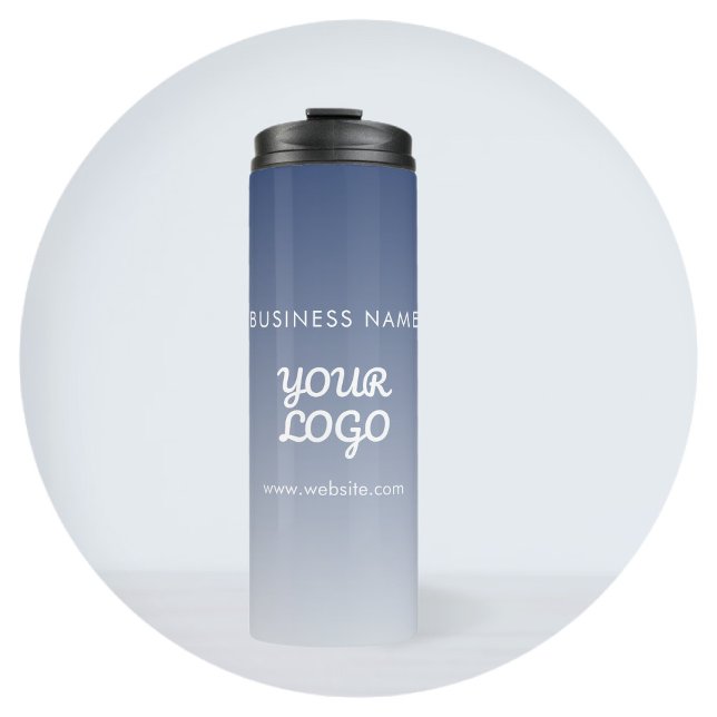 Your Logo Editable Gradient Colour Thermal Tumbler (Creator Uploaded)