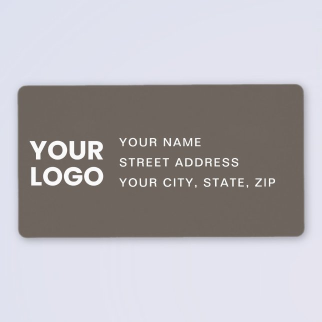 Your Logo & Editable Text Return Address (Creator Uploaded)