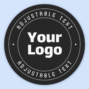 Your Logo & Editable Text Template   Black & White