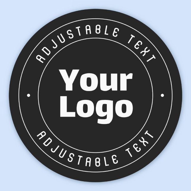 Your Logo & Editable Text Template | Black & White (Creator Uploaded)
