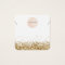Your Logo Gold Glitter Necklace Display Card