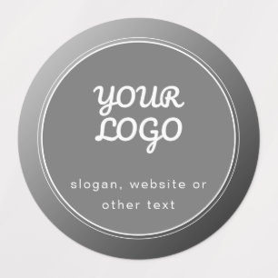 Your Logo & Grey Gradient Waterproof