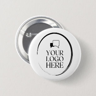 Your Logo Here 6 Cm Round Badge
