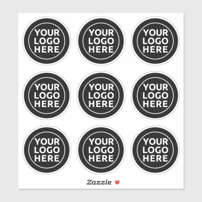 Your Logo Here 9-Pack Decal Stickers (Sheet)